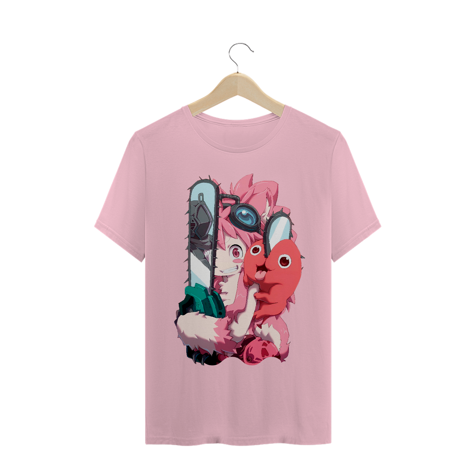 Nome do produto: Camiseta Made in Abyss e Pochita - Tecido Classic