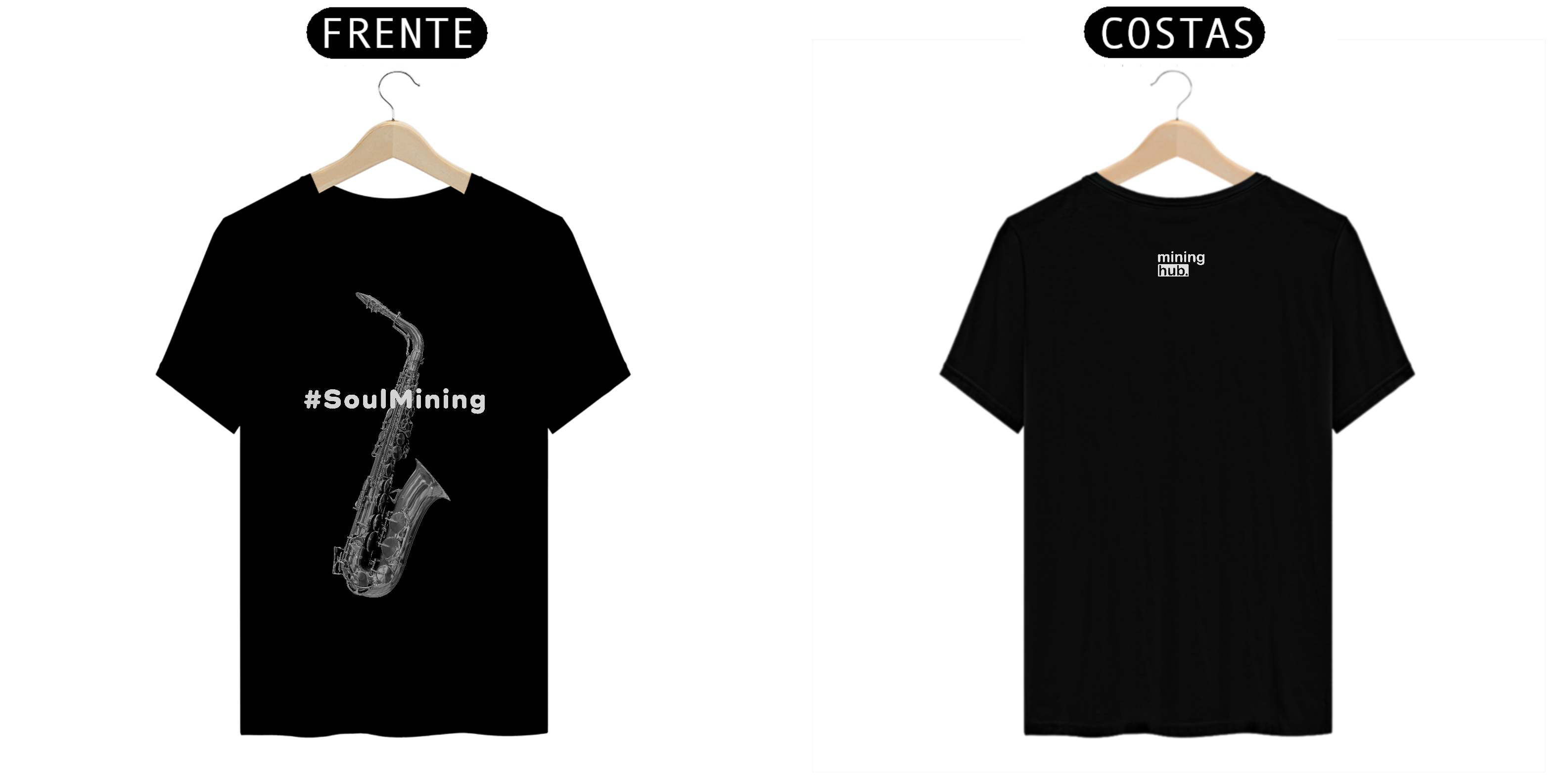 Nome do produto: T-shirt black — Soul Mining 