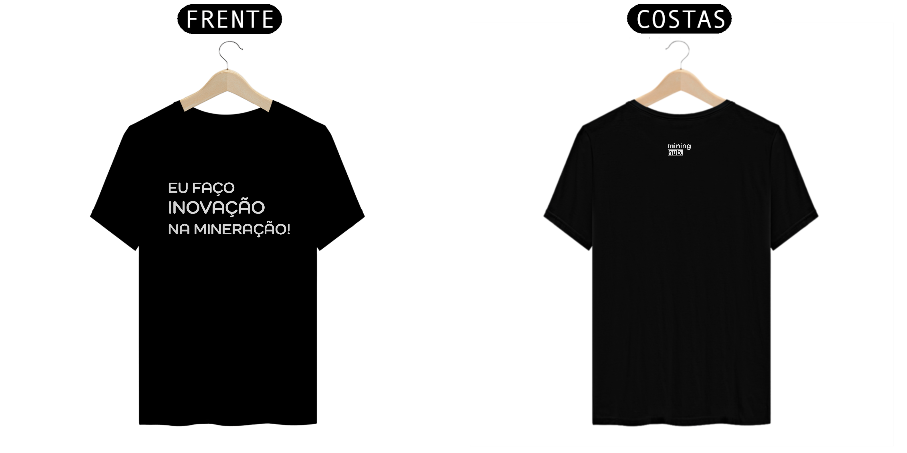 Nome do produto: T-shirt black — Eu faço inovação