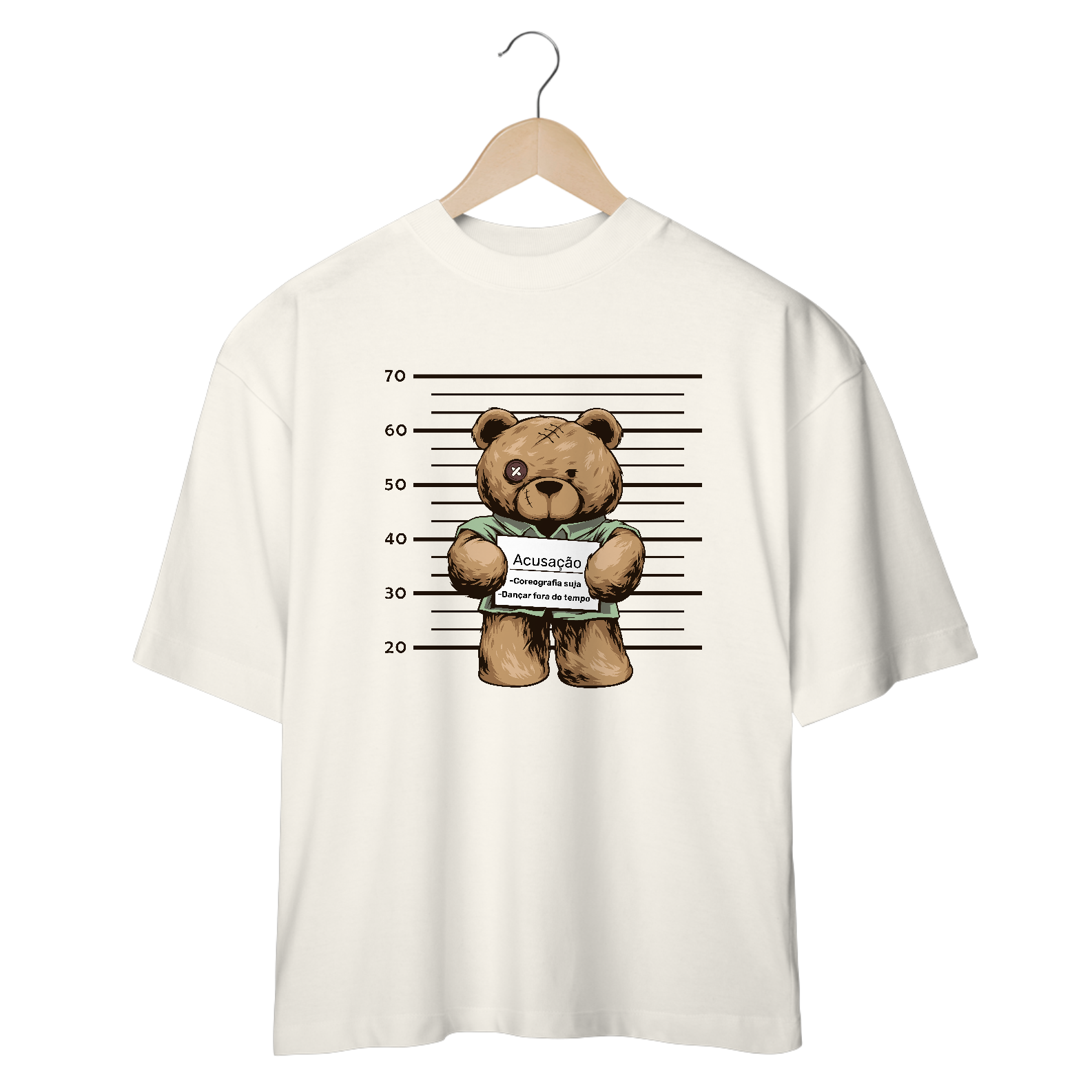 Nome do produto: Oversize Urso Acusado