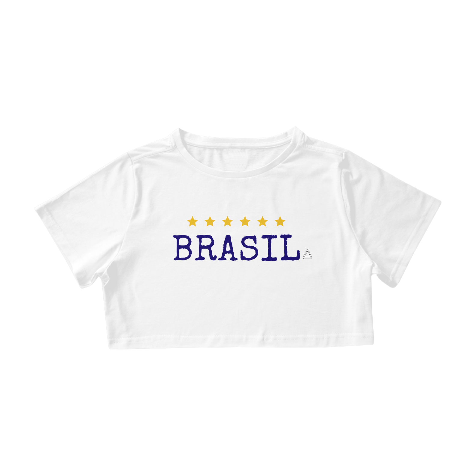 Nome do produto: Cropped Brasil Copa 2022