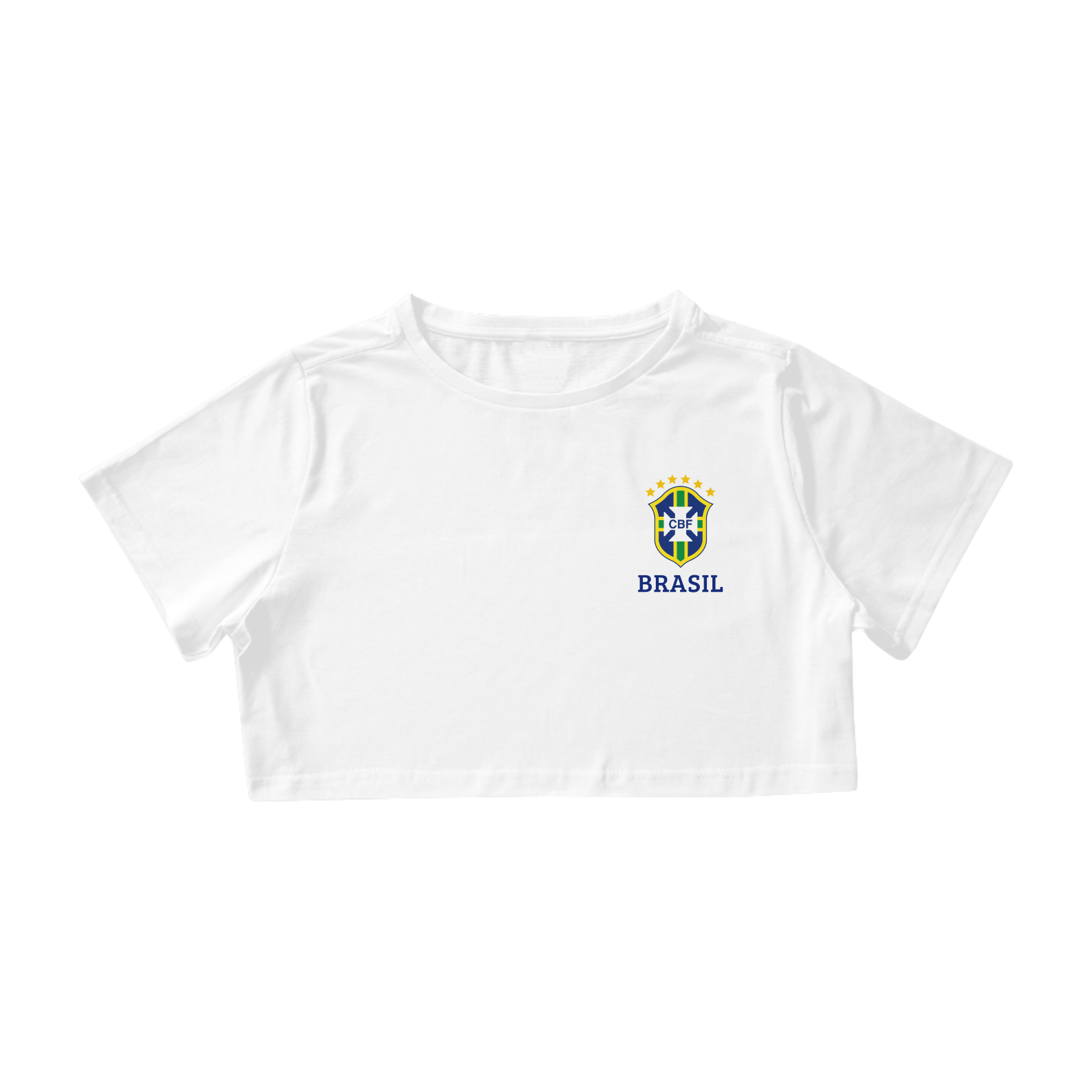 Nome do produto: Cropped Brasil Copa 2022 