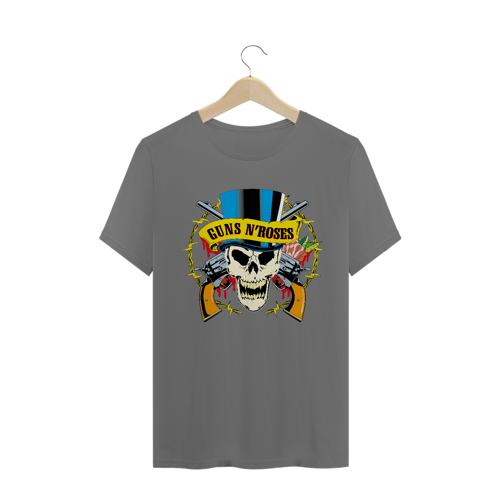 Nome do produto: GUNS N ROSES - CAMISETA ESTONADA