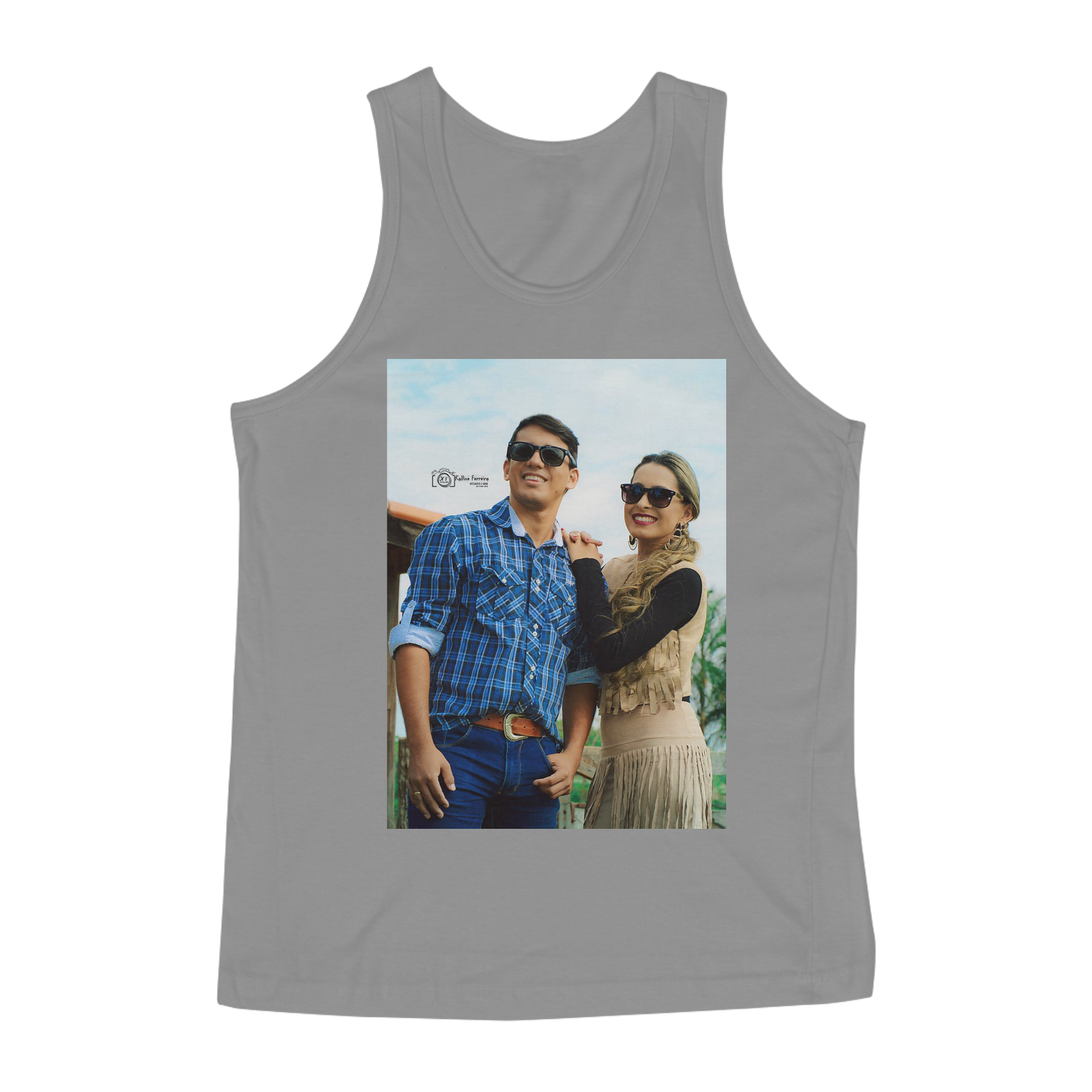 Nome do produto: regata masculina personalizada casal