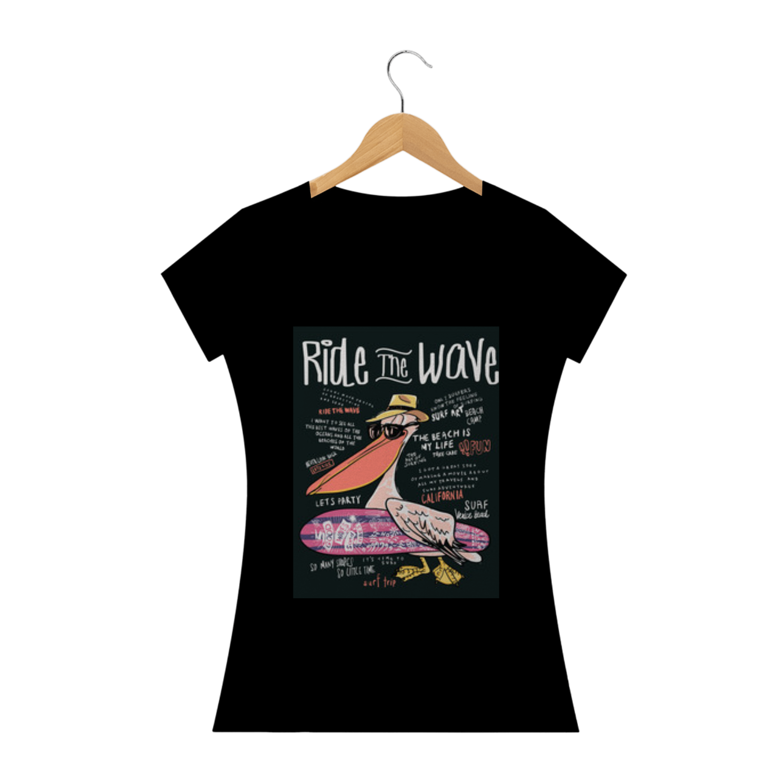 Nome do produto: camiseta ride the wave