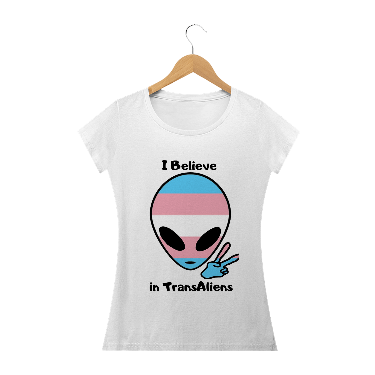 Nome do produto: Camiseta feminina Baby Look Prime - Transaliens