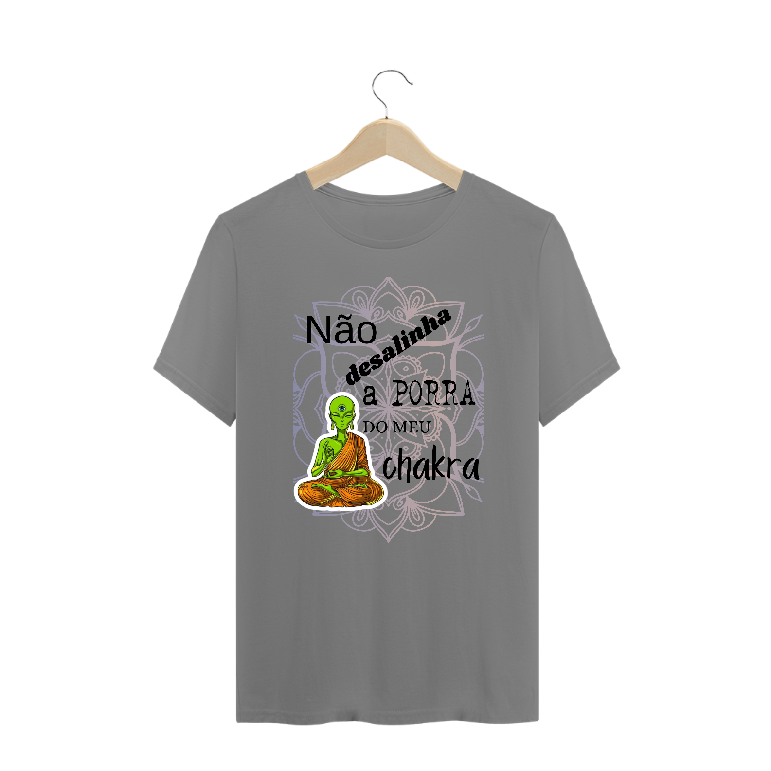 Nome do produto: Camiseta Plus Size - Não Desalinha (Cores Claras)