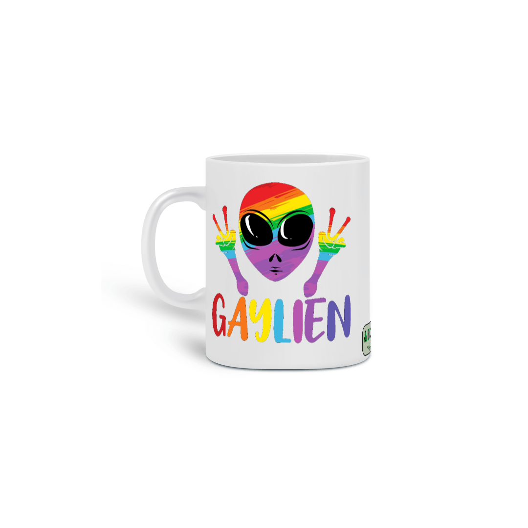 Nome do produto: Caneca de Porcelana - Gaylien