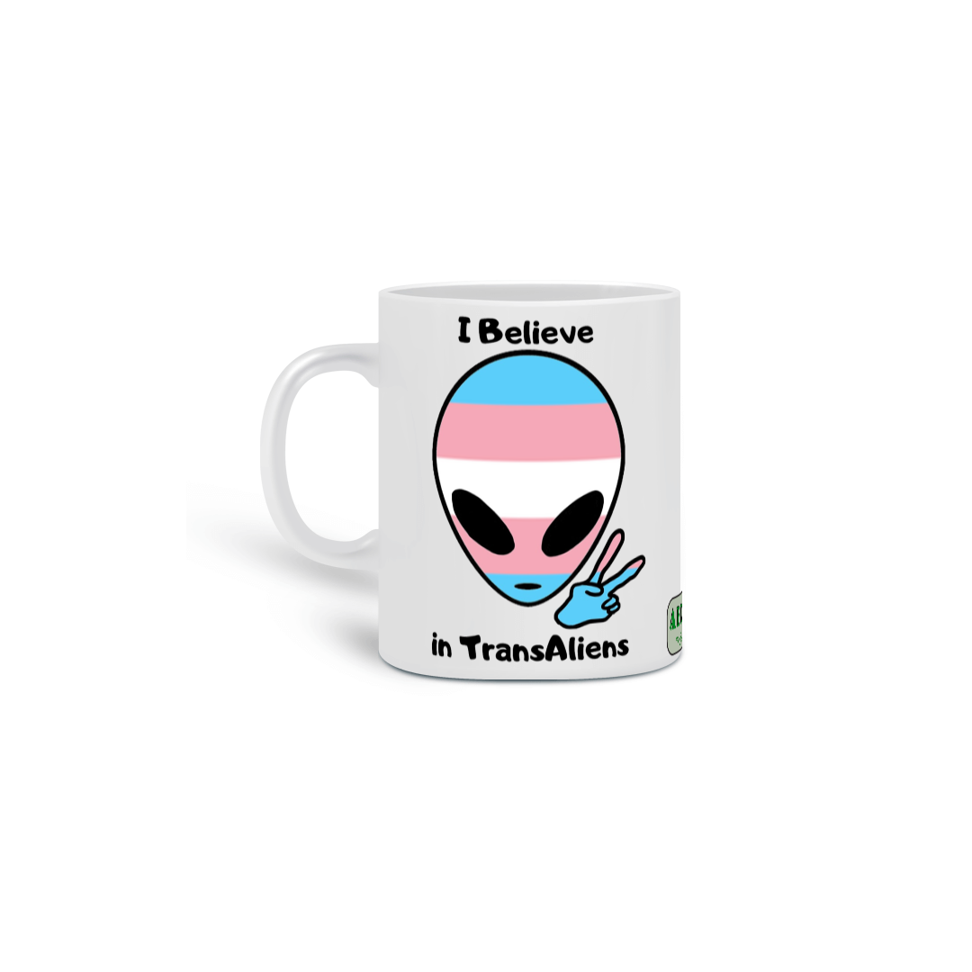 Nome do produto: Caneca de porcelana - Transaliens
