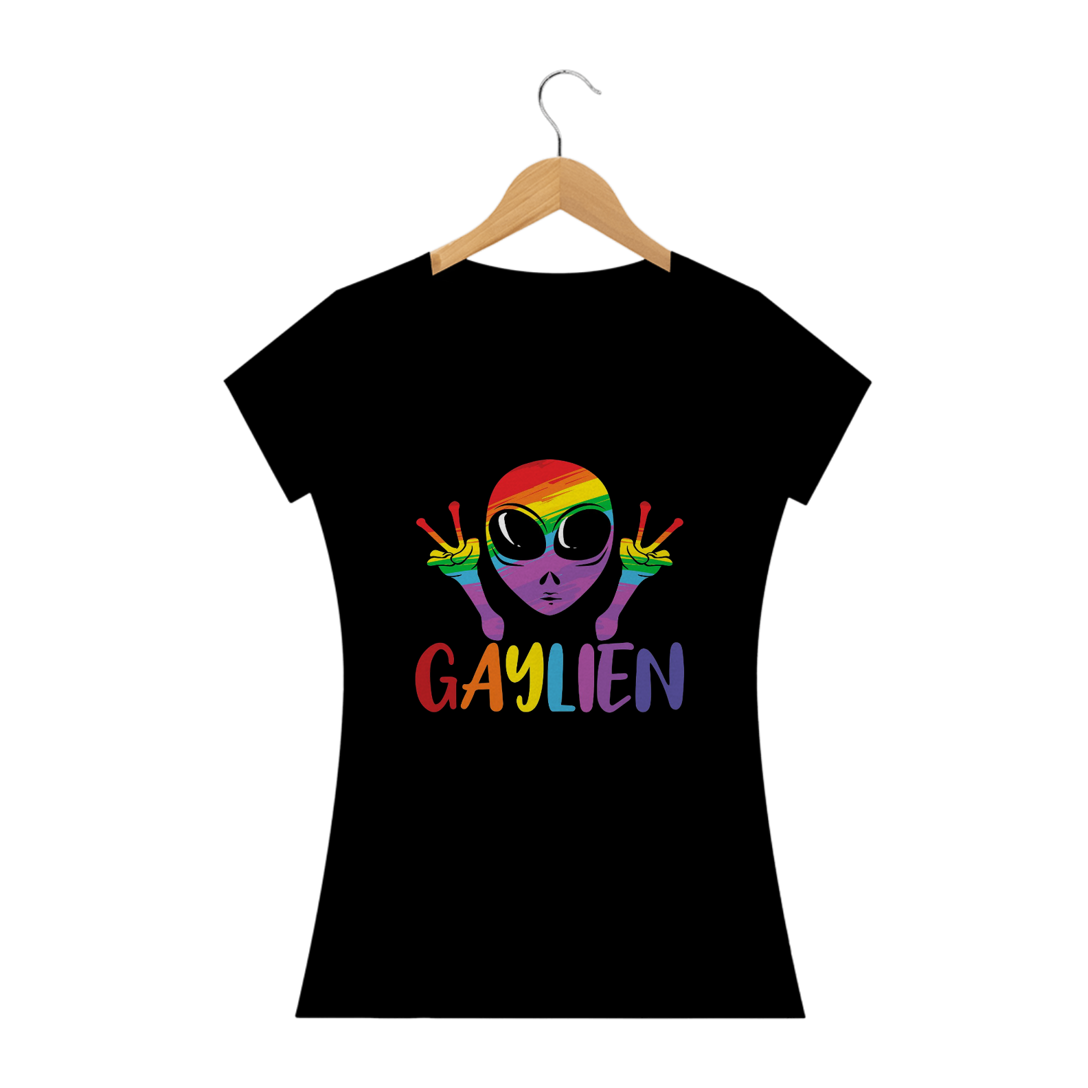 Nome do produto: Camiseta feminina Baby Look Prime - Gaylien