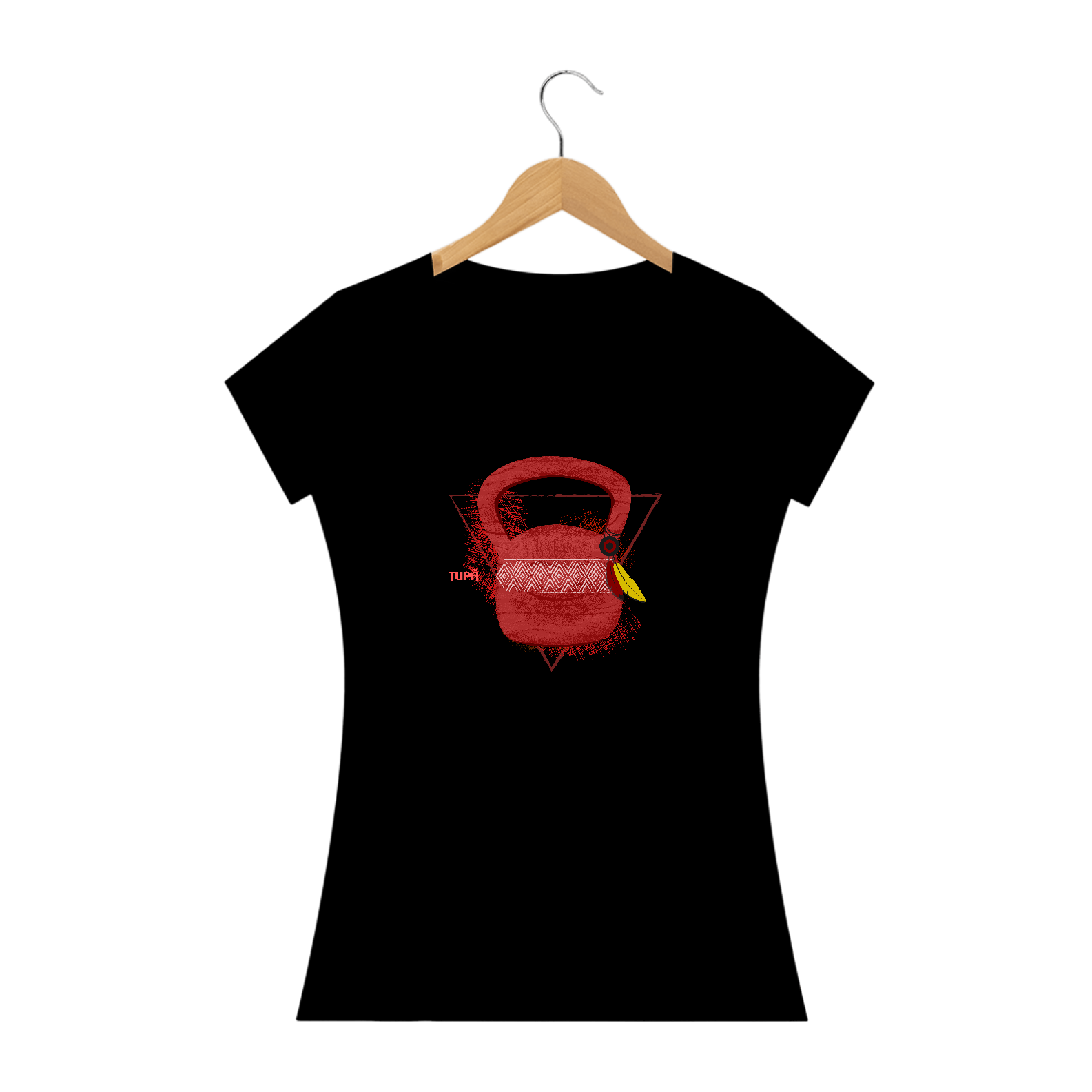 Camisa Babylook kettelbel Vermelho Chakaruna