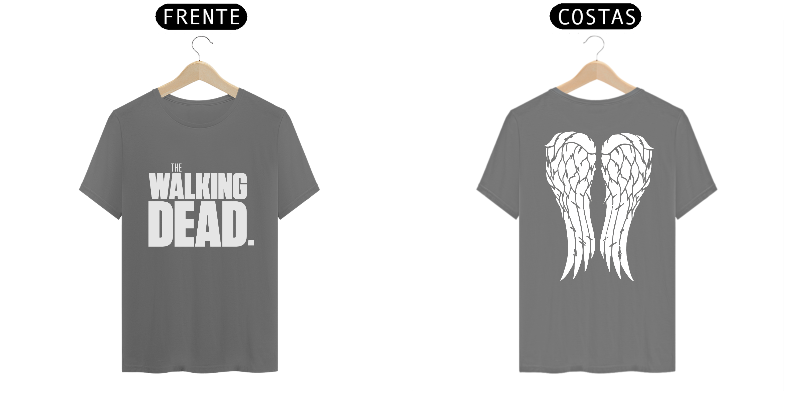 Nome do produto: Camiseta Estonada Daryl Dixon - The Walking Dead