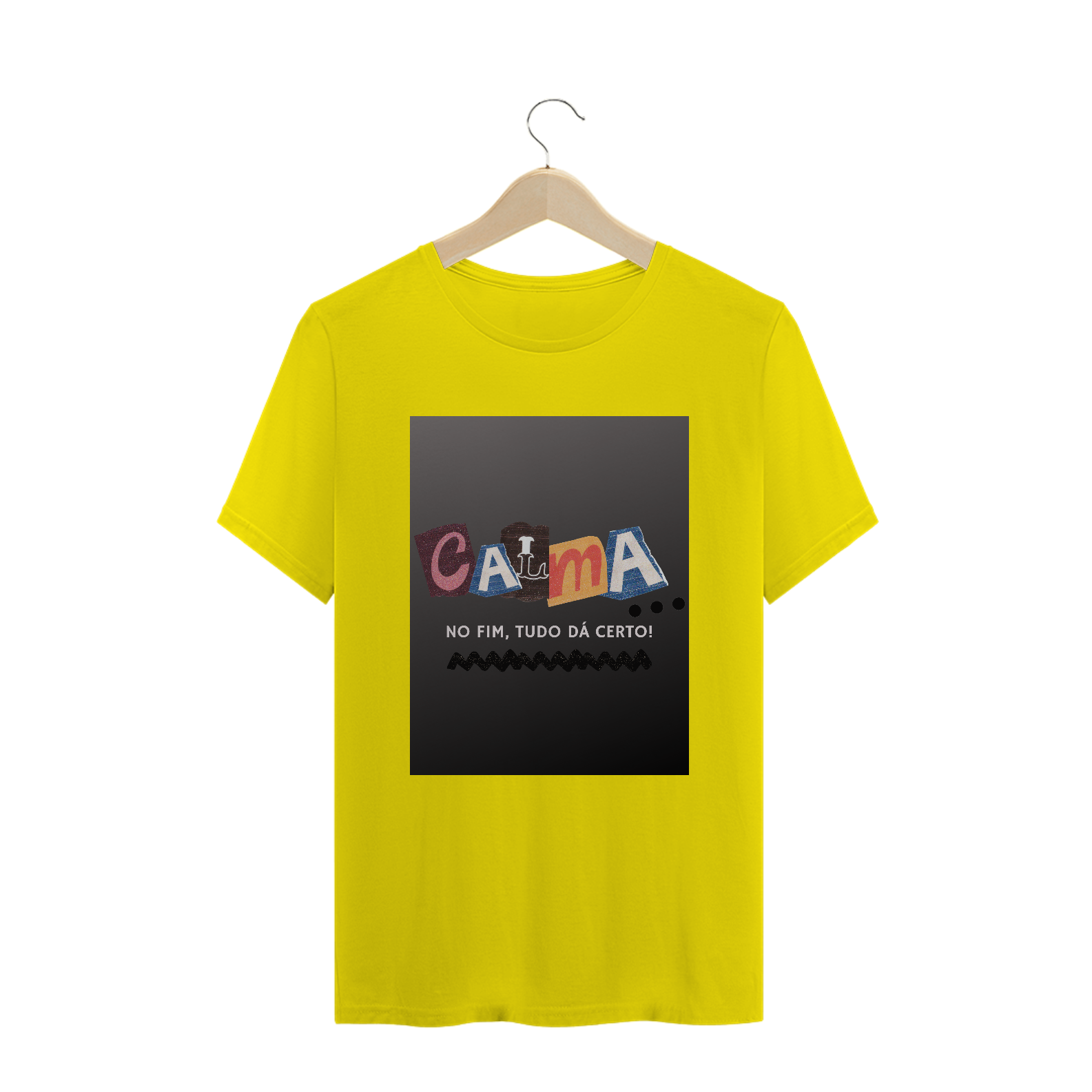 Nome do produto: Camiseta T-SHIRT QUALITY - CALMA