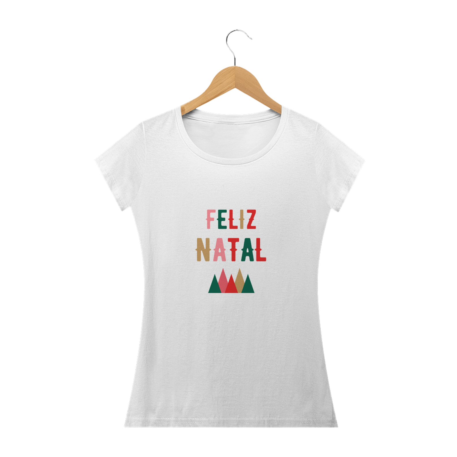 Nome do produto: CAMISA BABY LONG - FELIZ NATAL