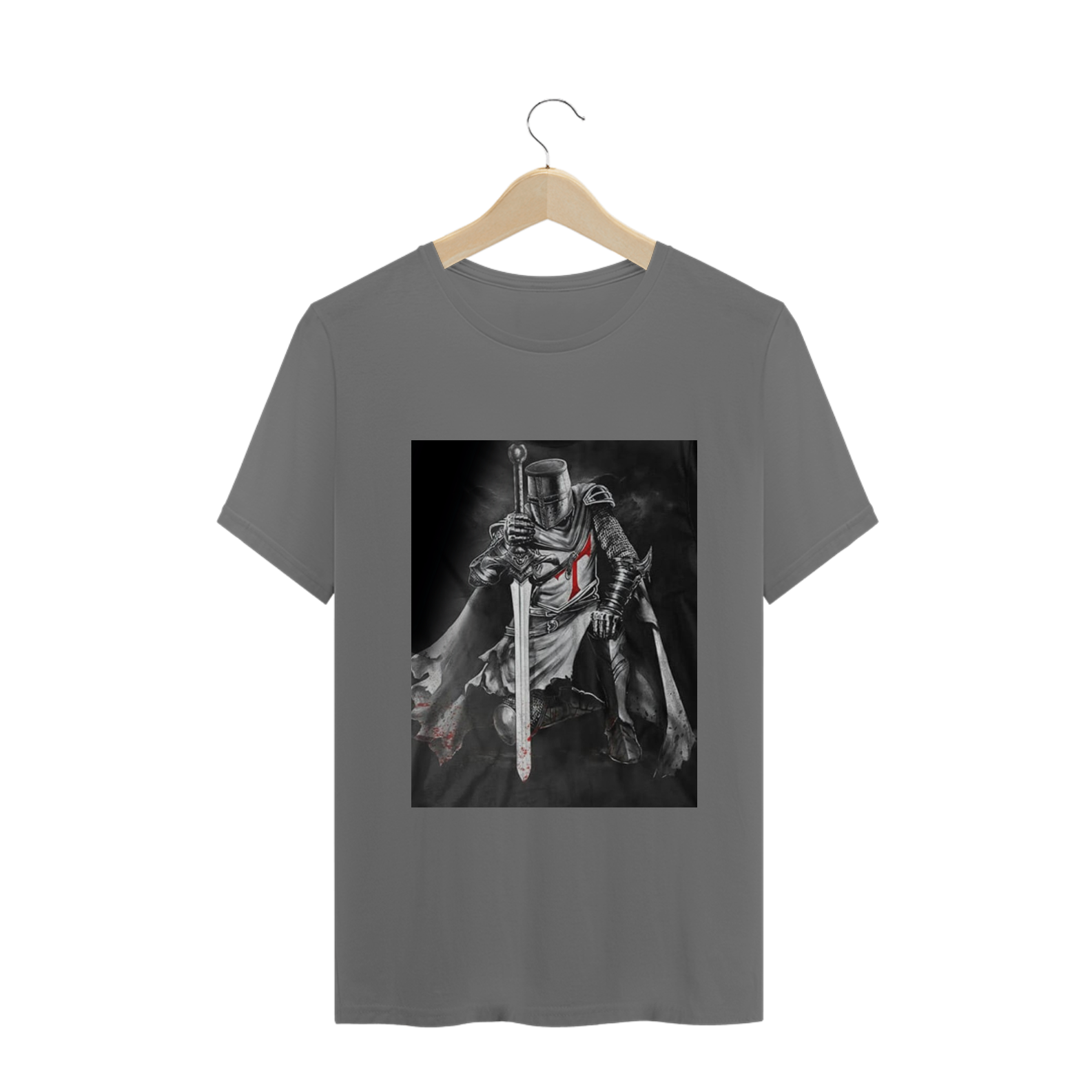 Nome do produto: CAMISETA T-SHIRT ESTONADA - TEMPLÁRIO