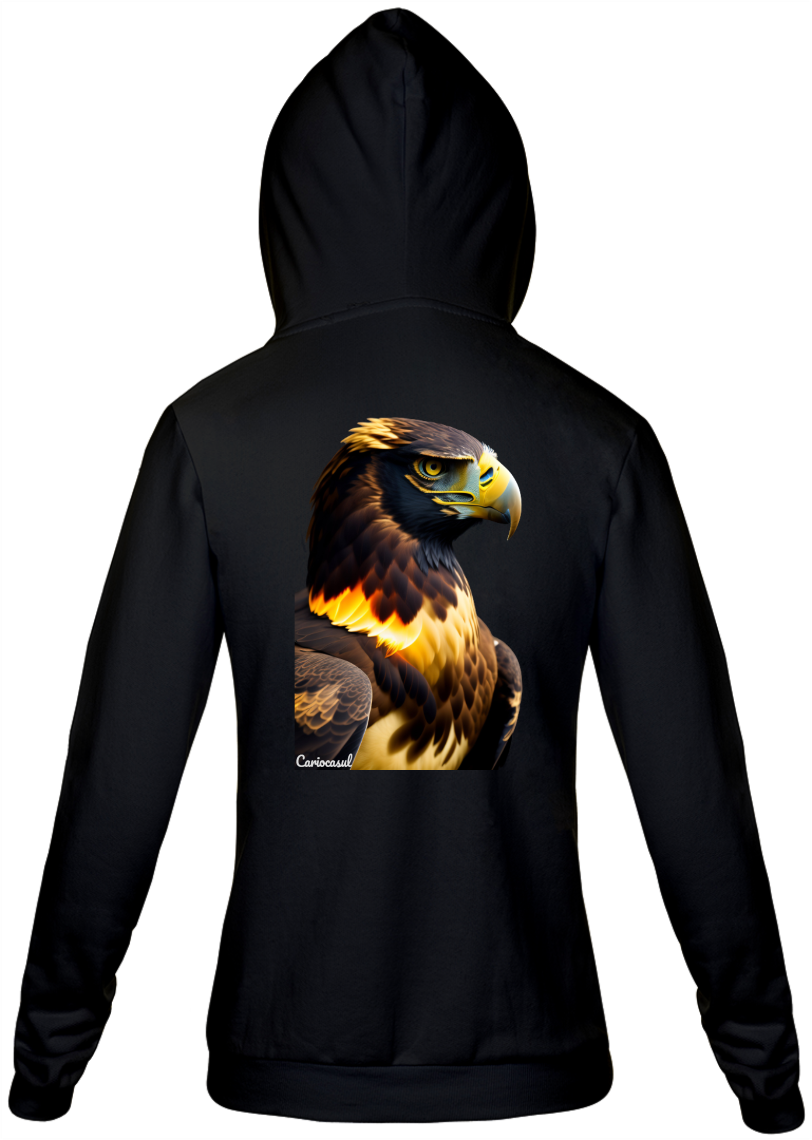 Nome do produto: Casaco Canguru Moletom Com Ziper Unissex 