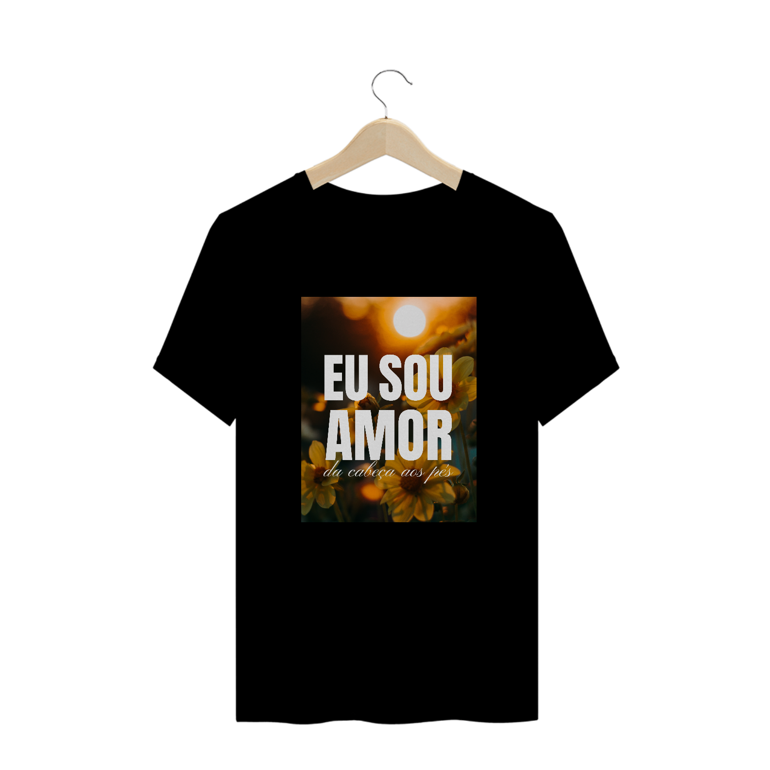 Nome do produto: CAMISETA T-SHIRT QUALITY - EU SOU AMOR