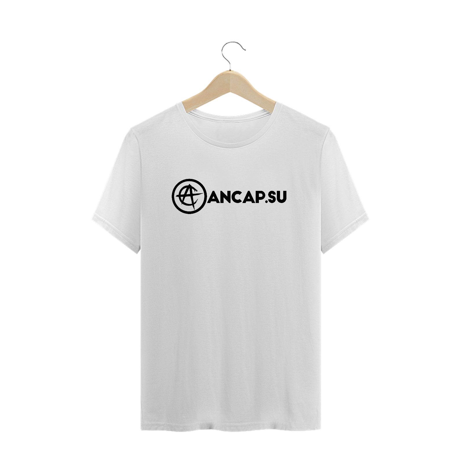 Nome do produto: Camiseta Ancapsu Logo e nome do Canal Preto