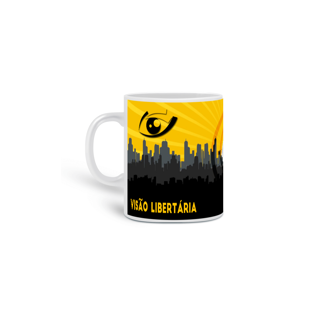Nome do produto: Caneca do Ancapistão Ancapsu Visão Libertária