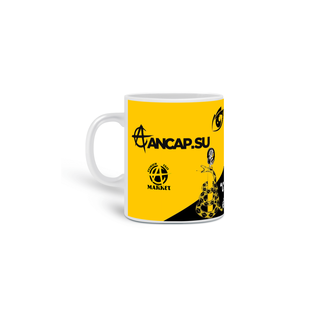 Nome do produto: Caneca Ancapsu Peter Turguniev O Ancapistão é Inevitável