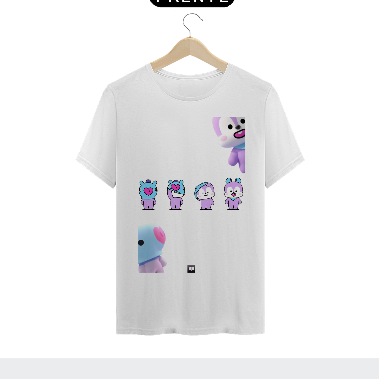 Nome do produto: CAMISETA QUALITY BT21 MANG