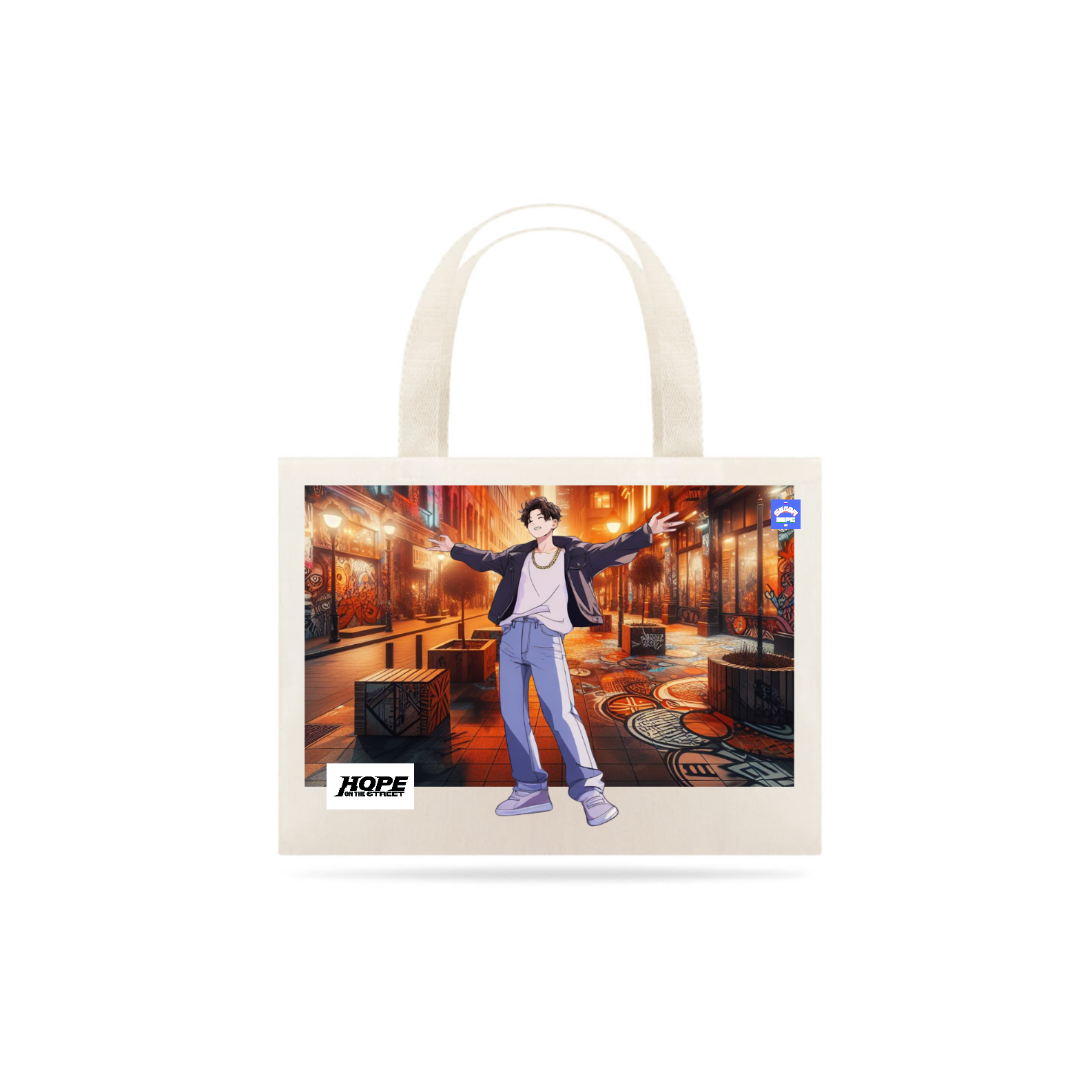 Nome do produto: ECOBAG HOPE ON THE STREET MODELO 02