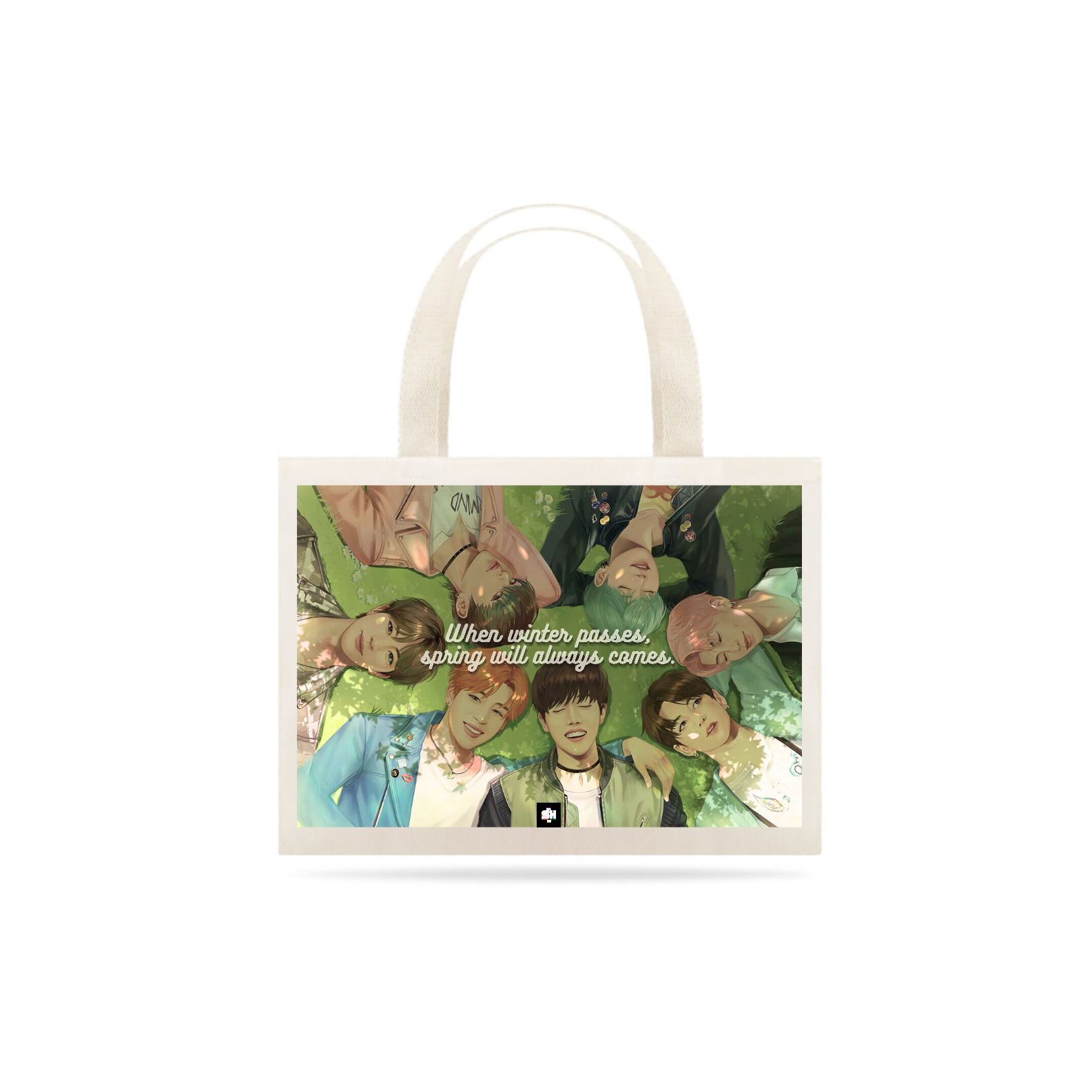 Nome do produto: ECOBAG BTS COLOR ENG 01