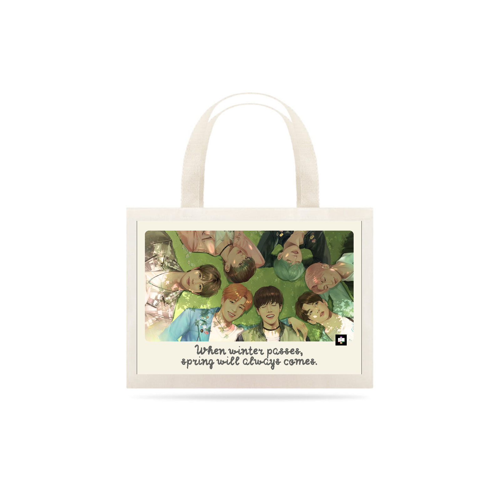 Nome do produto: ECOBAG BTS COLOR ENG 02