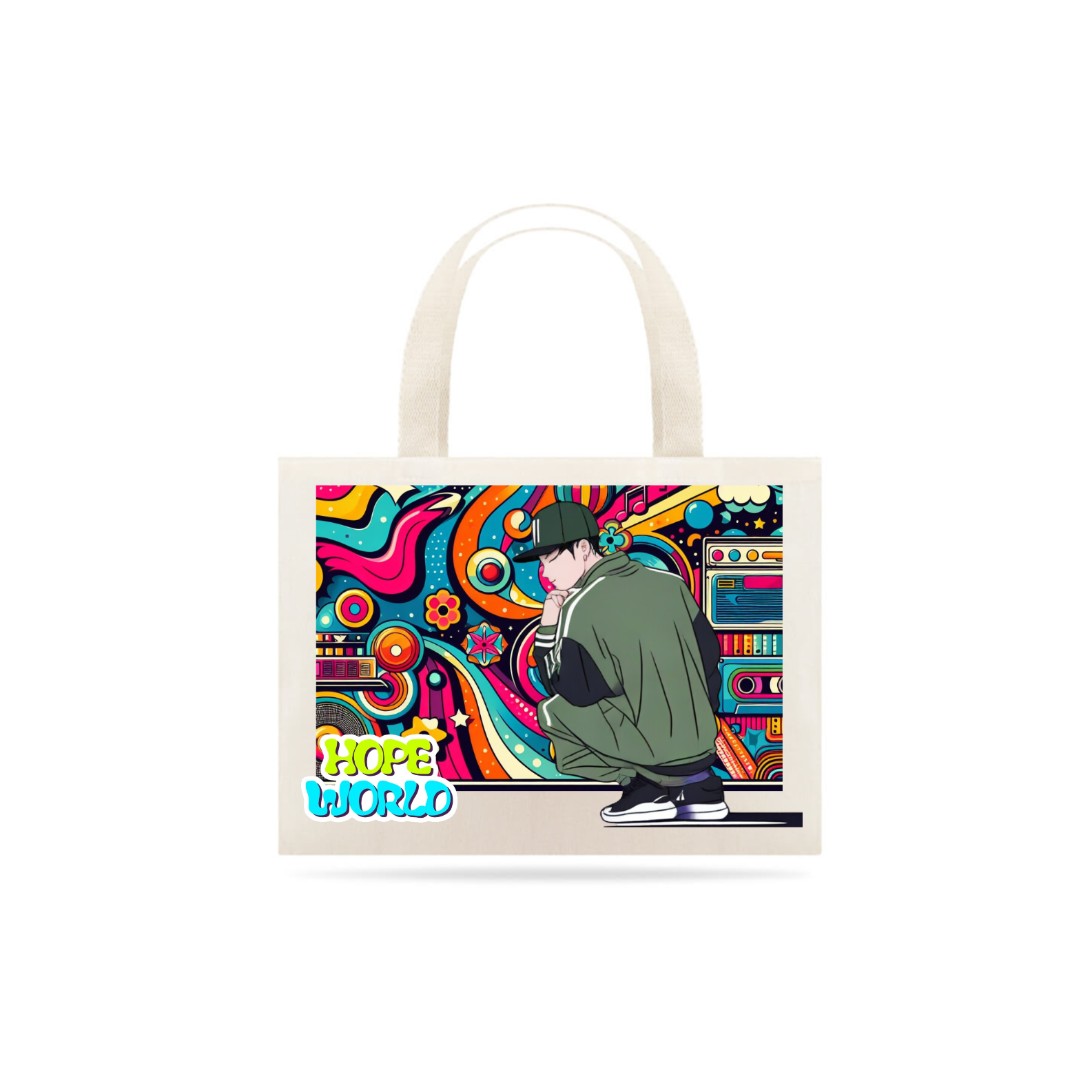 Nome do produto: ECOBAG HOPE WORLD MODELO 02