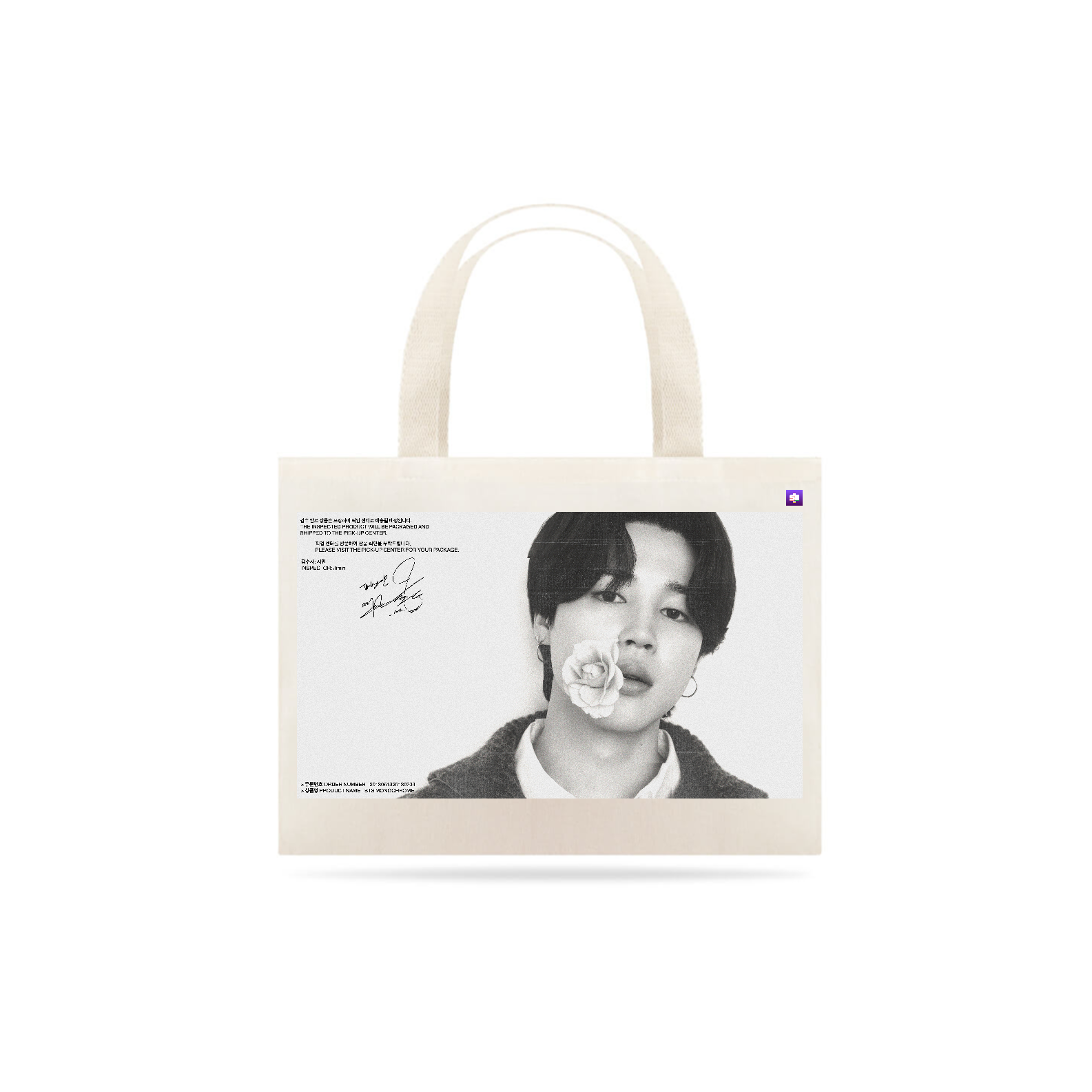Nome do produto: ECOBAG PARK JIMIN MNCR