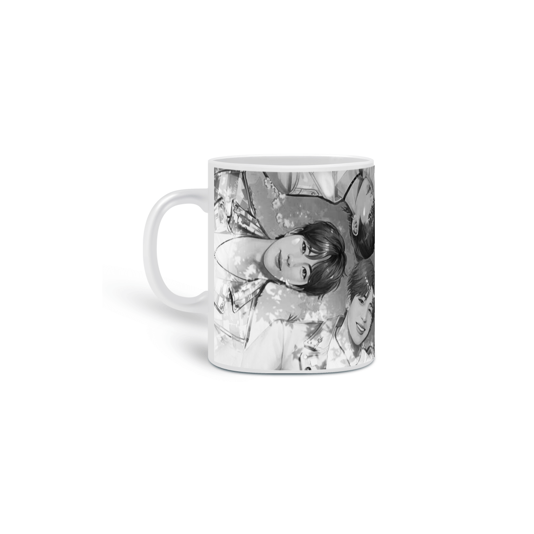Nome do produto: CANECA BTS P&B