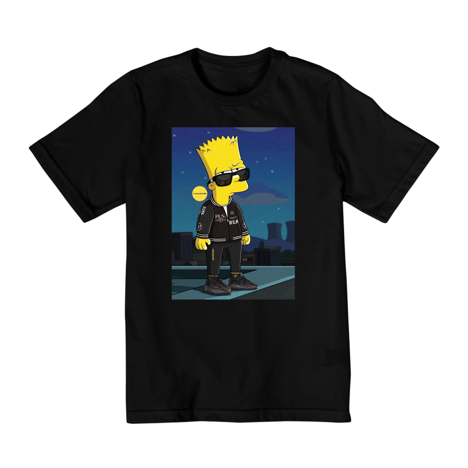 Nome do produto: CAMISETA QUALITY INFANTIL (10 A 14 ANOS) ESTAMPA BART SIMPSON
