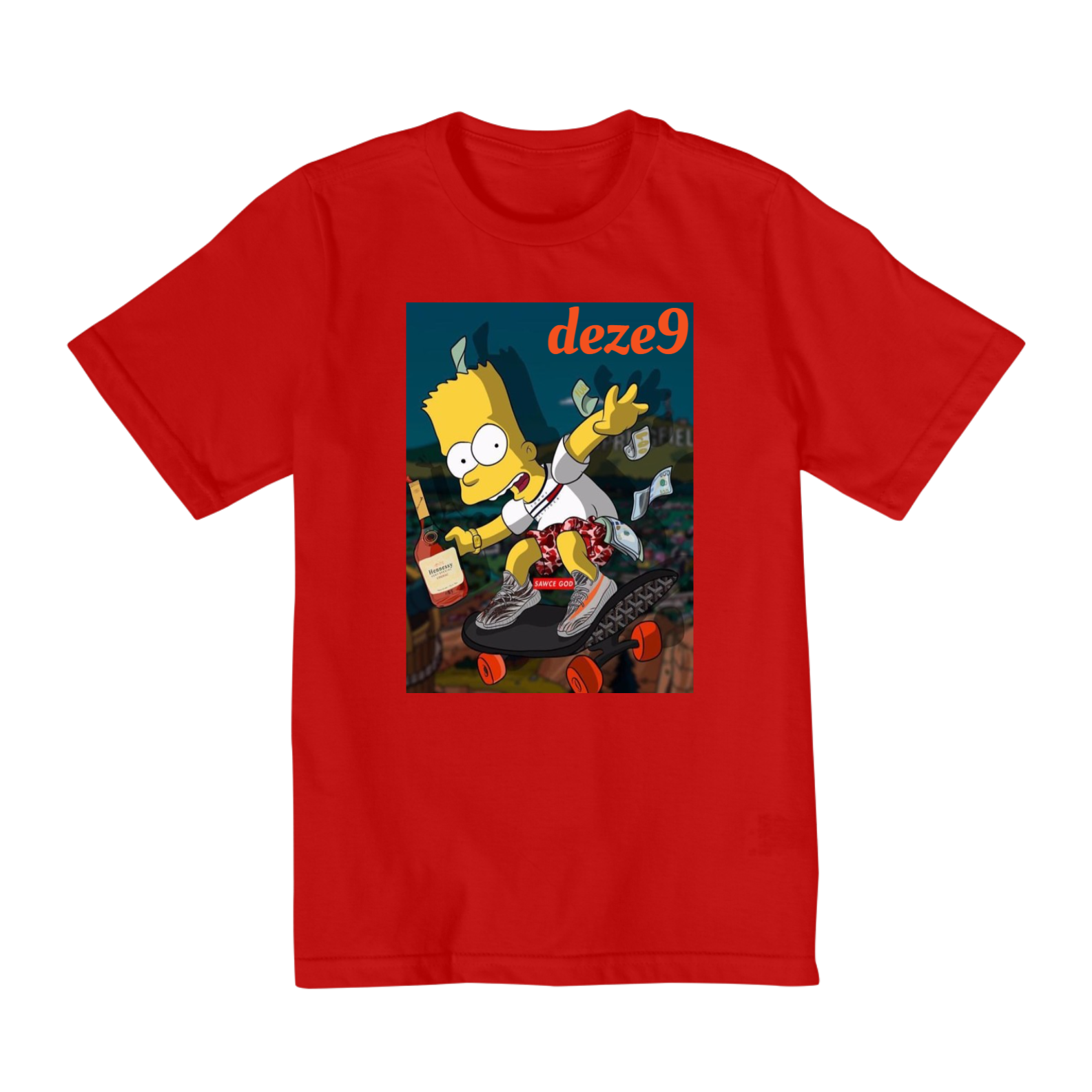 Nome do produto: Camiseta Quality Infantil Estampa Bart  Simpson(2 A 8 ANOS)