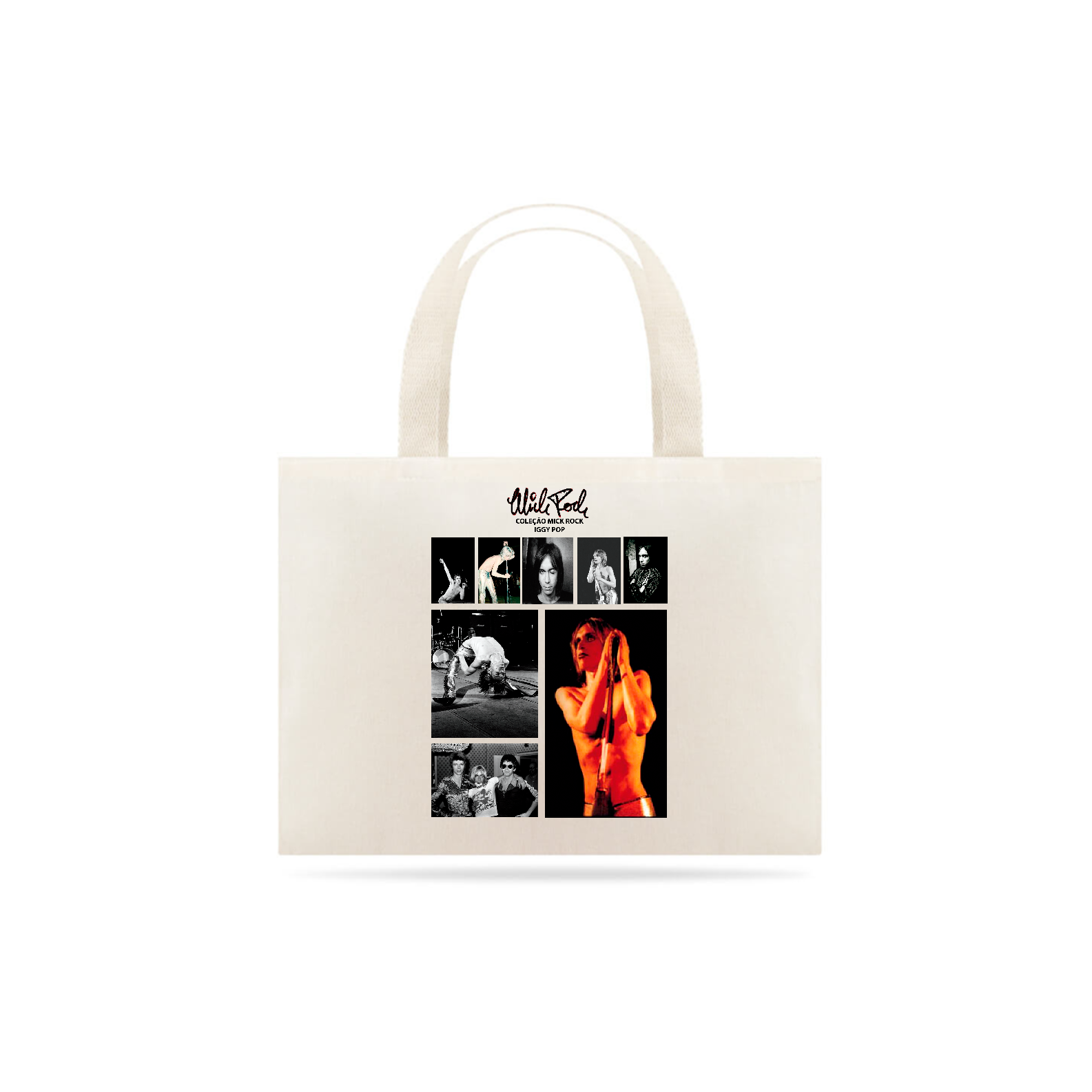 Nome do produto: Mick Rock - Iggy Pop - Ecobag