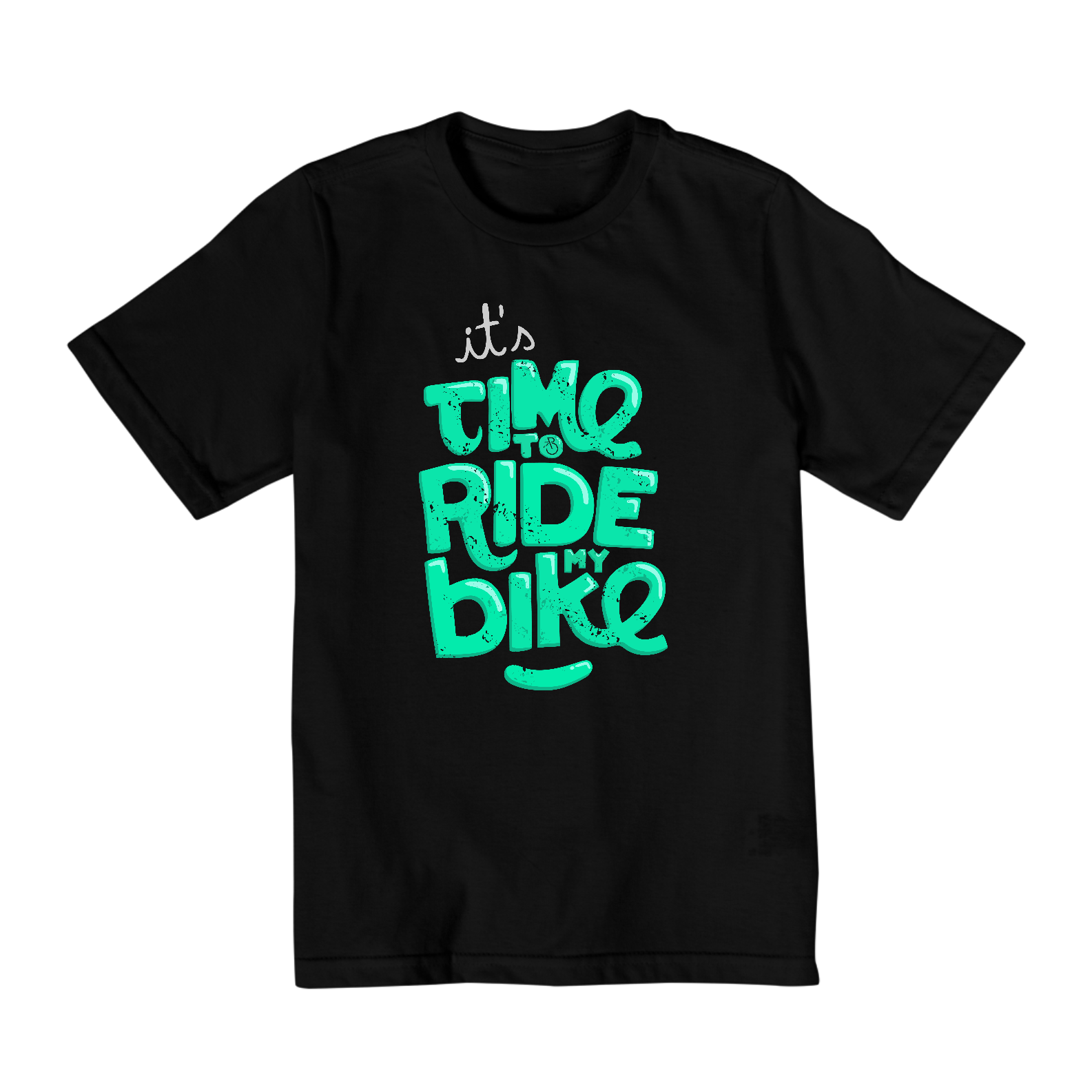 Nome do produto: Camiseta Quality Infantil (10 a 14) IT\'S TIME TO RIDE MY BIKE