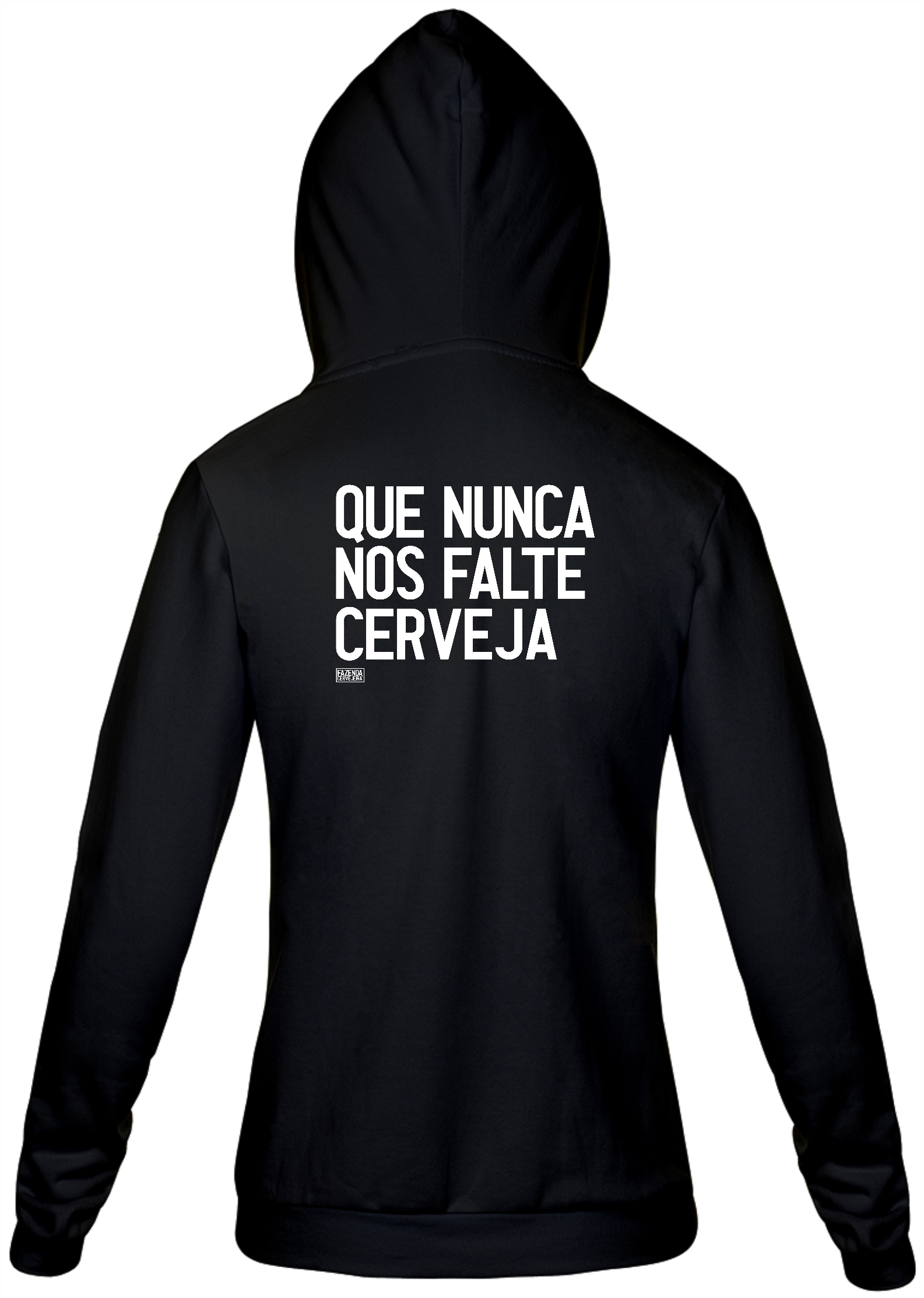 Nome do produto: Moletom com Zíper - Que nunca nos falte cerveja