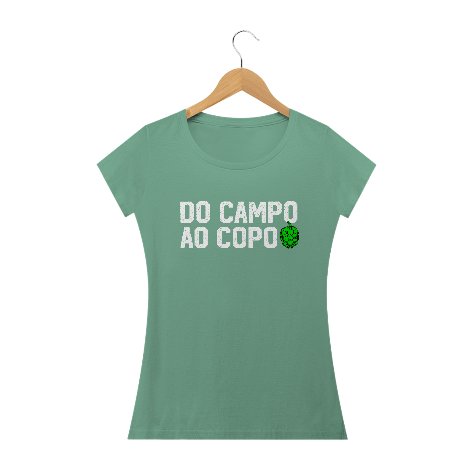 Nome do produto: Camiseta Baby Long Estonada - Do campo ao copo