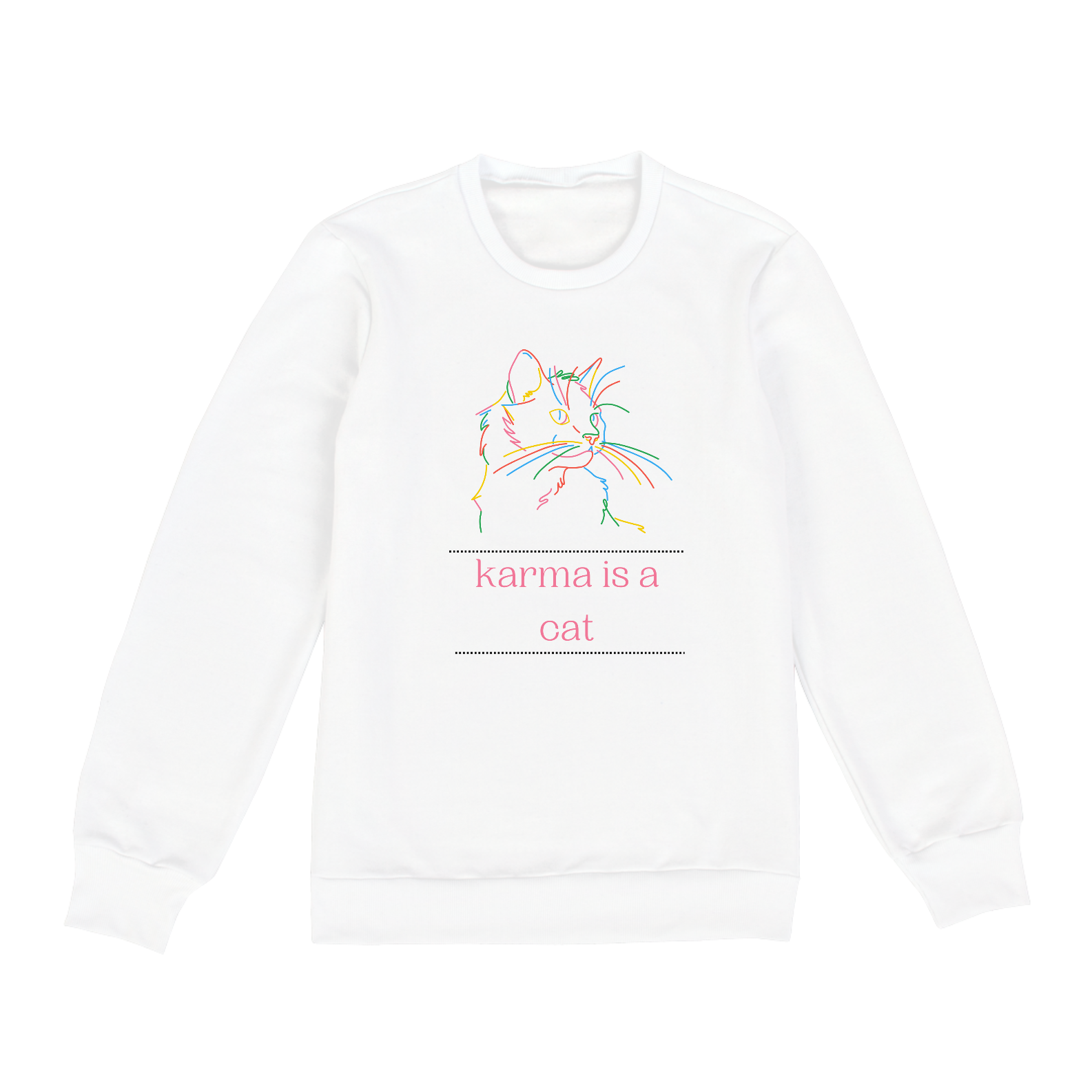 Nome do produto: karma is a cat moletom - Taylor Swift