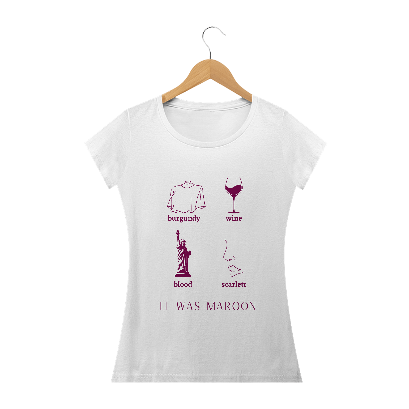 Nome do produto: babylook maroon taylor swift