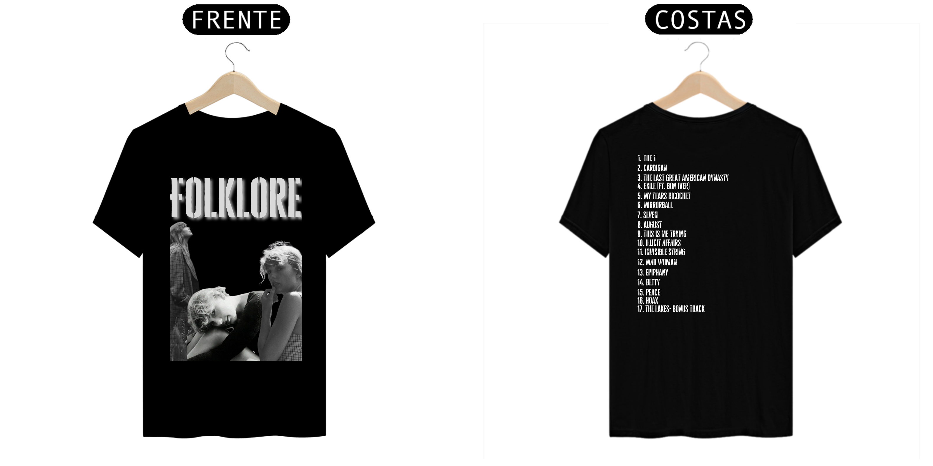 Nome do produto: taylor swift folklore tshirt