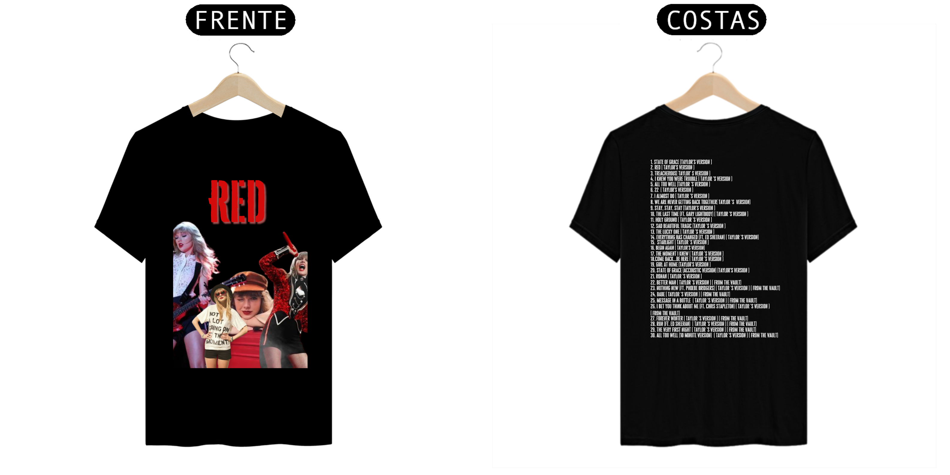 Nome do produto: taylor swift red tshirt