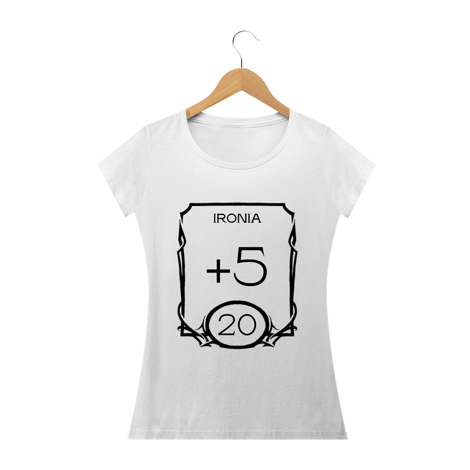 Nome do produto: Camiseta Atributo Ironia 