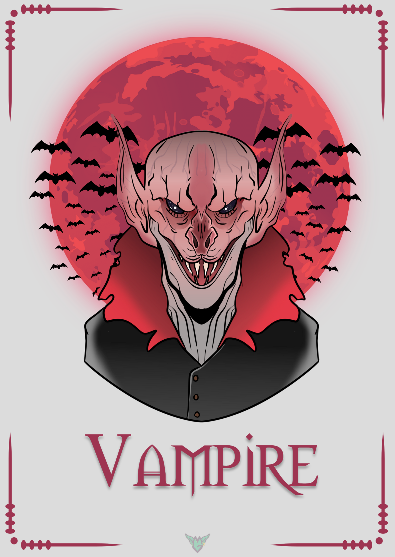 Nome do produto: Vampire - Arte by: @deivolart