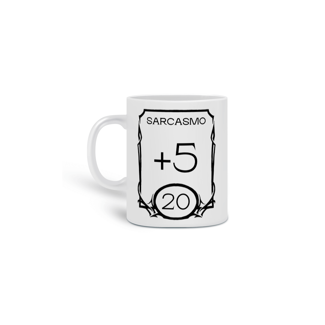 Nome do produto: Caneca Atributo Sarcasmo