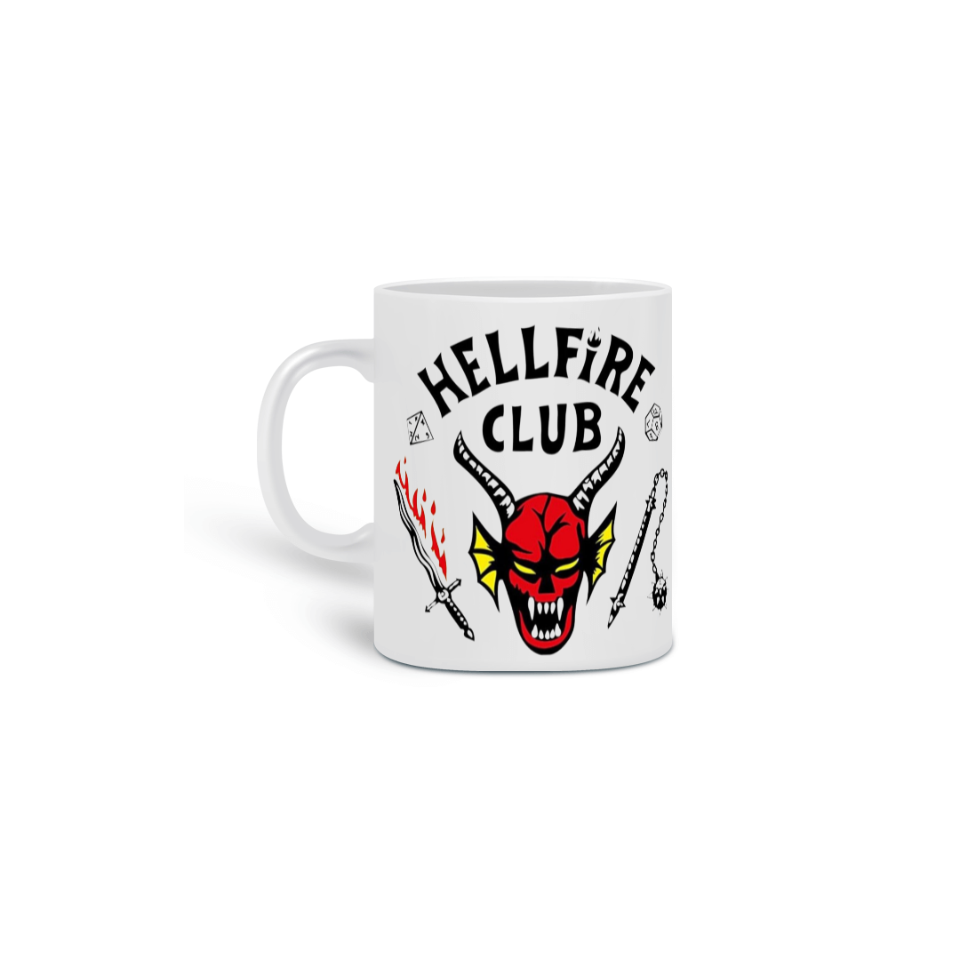 Nome do produto: Caneca Stranger Things - Hellfire Club