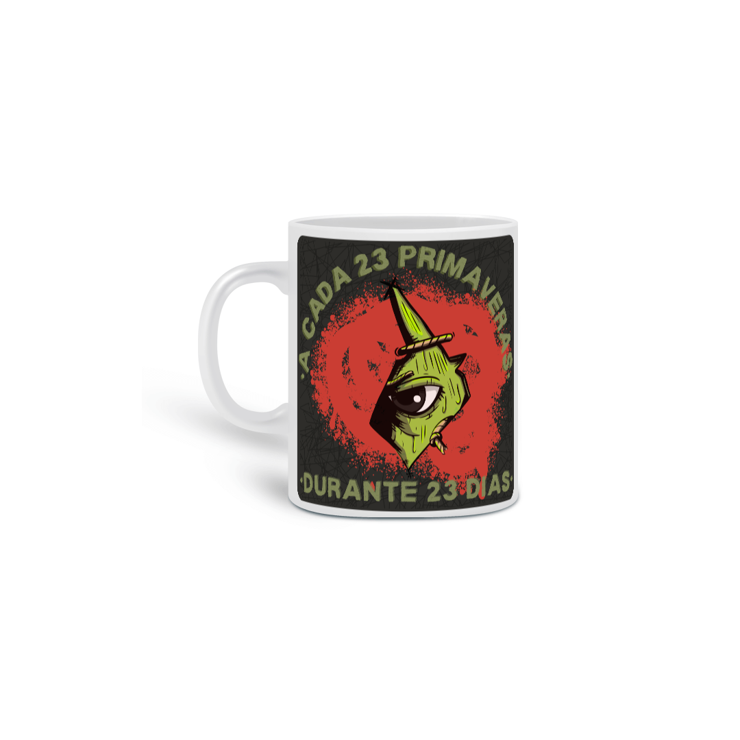 Nome do produto: Caneca Olhos Famintos - Arte by: @deivolart