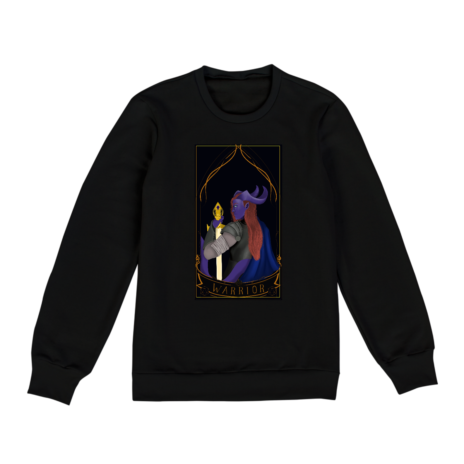 Nome do produto: Coleção Cartas DnD - Warrior - Arte by: @digitaldascaverna