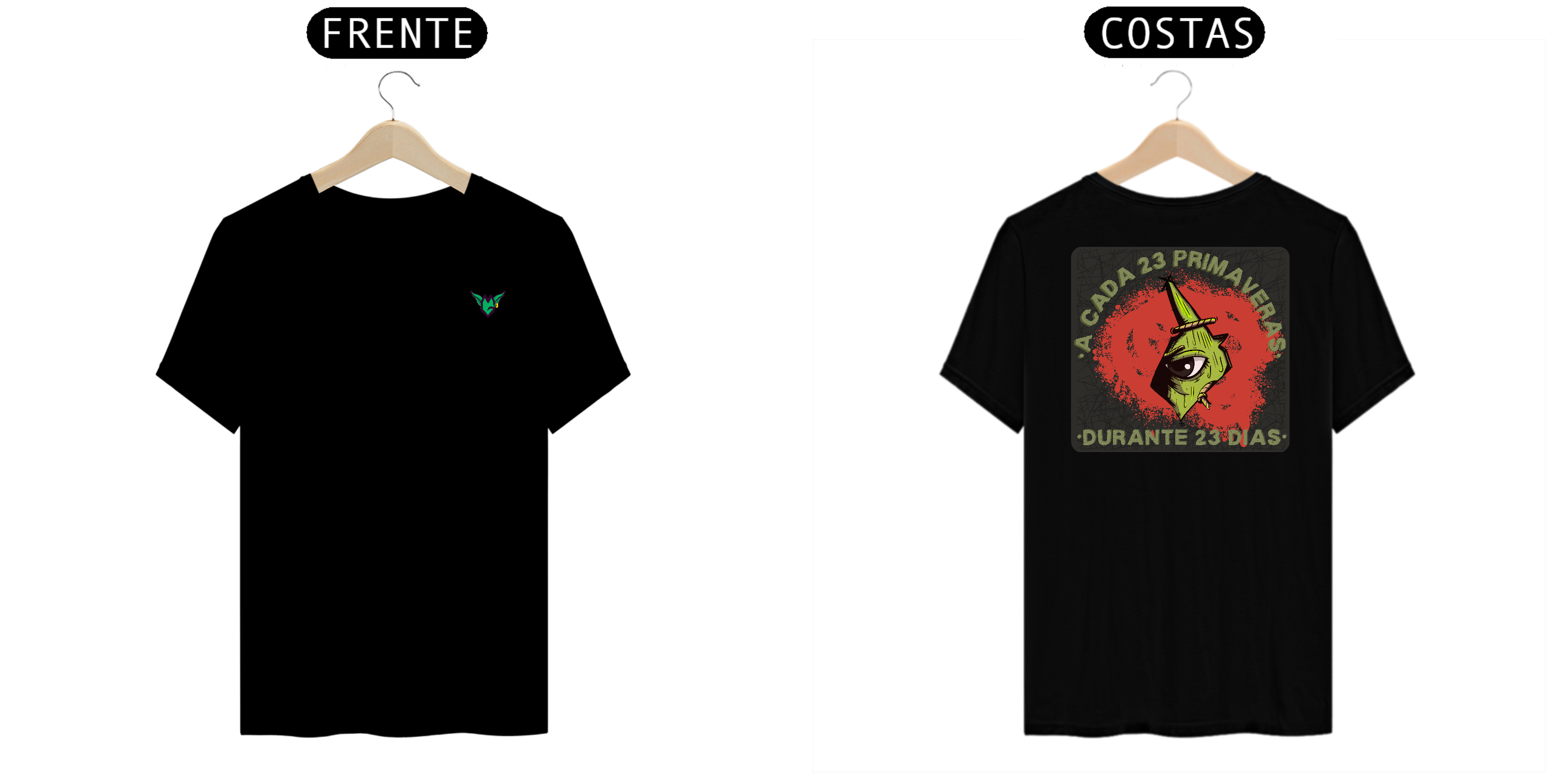 Nome do produto: Camiseta Olhos Famintos - Arte by: @deivolart