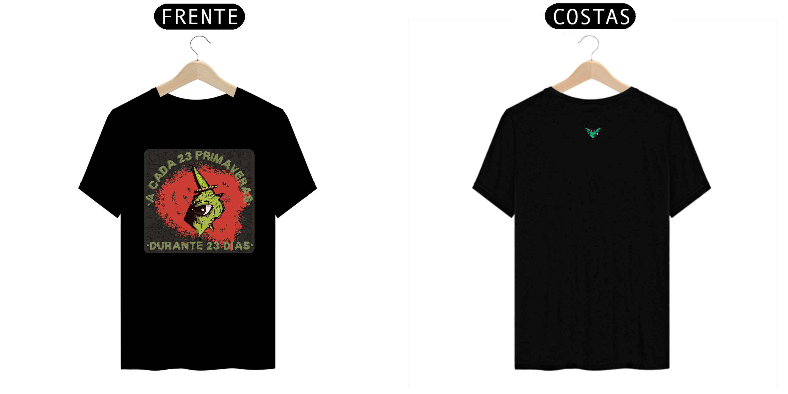 Nome do produto: Camiseta Olhos Famintos - Arte by: @deivolart