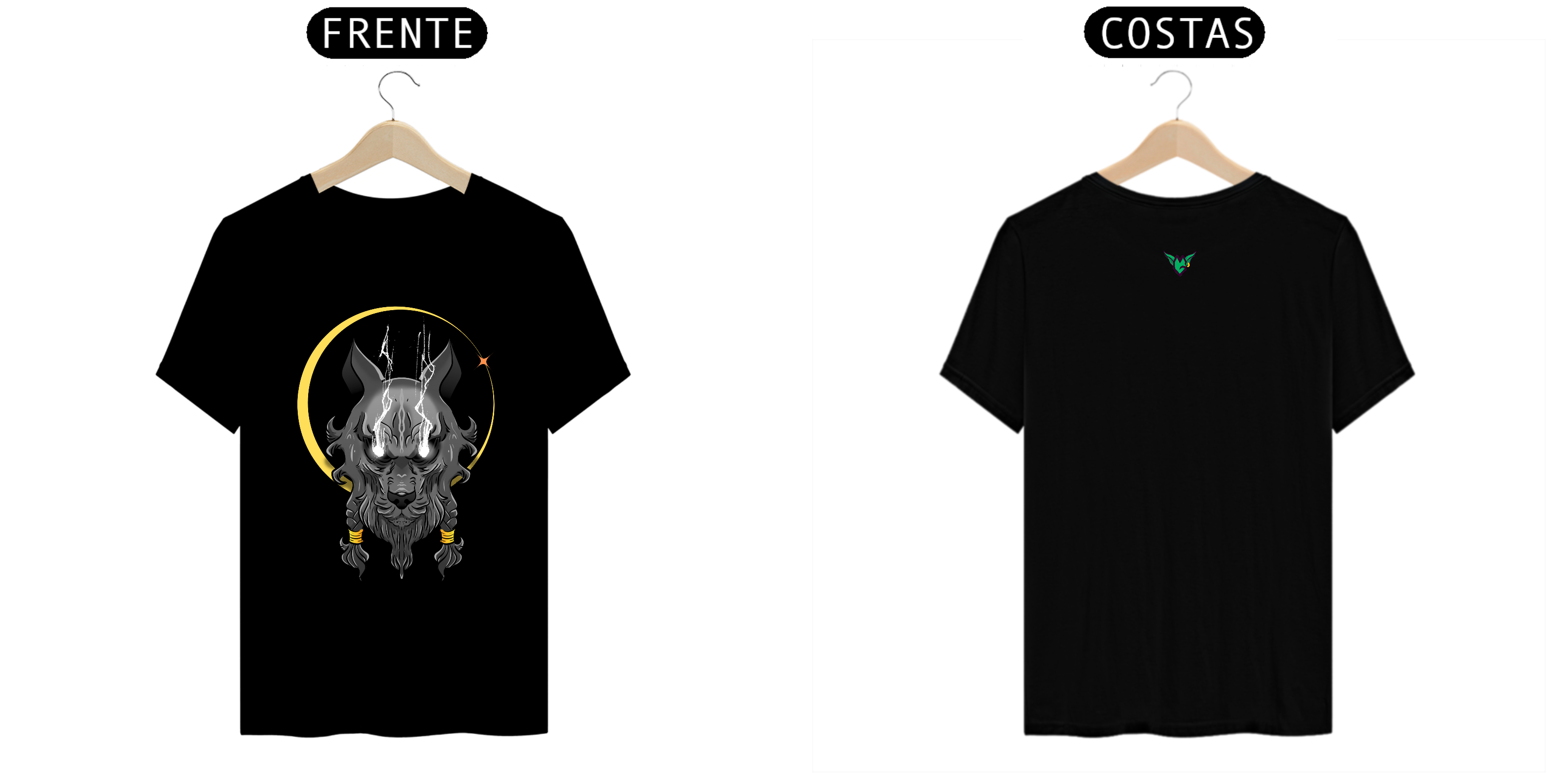 Nome do produto: Fenrir - Arte by: @deivolart